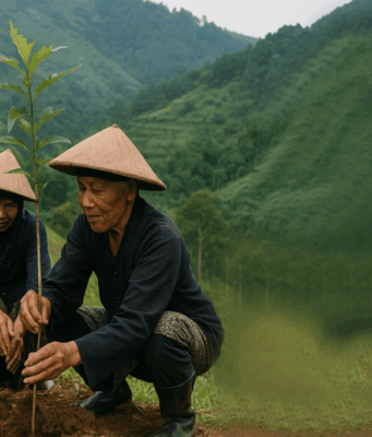 Konservasi Air dan Penanaman Pohon di Lereng Gunung: Upaya Andy Utama dan Yayasan Paseban