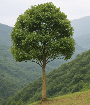 Karakteristik pohon puspa di lereng Mega Mendung