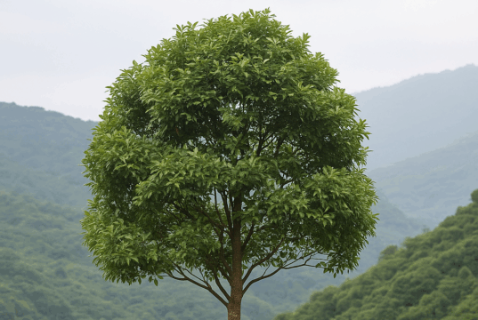 Karakteristik pohon puspa di lereng Mega Mendung
