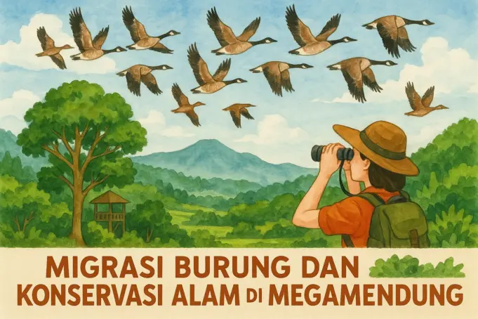 Andy Utama, Migrasi Burung, Burung Raptor, Konservasi Alam, Yayasan Paseban, Megamendung, Jalur Migrasi Burung,