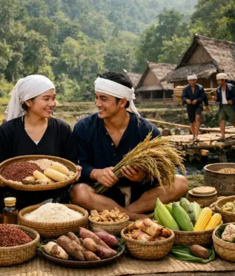 Panen Padi Organik Perdana Arista Montana, Langkah Nyata Ketahanan Pangan Lokal Arista Montana Hadirkan Model Ketahanan Pangan Lokal Berbasis Tradisi Baduy1