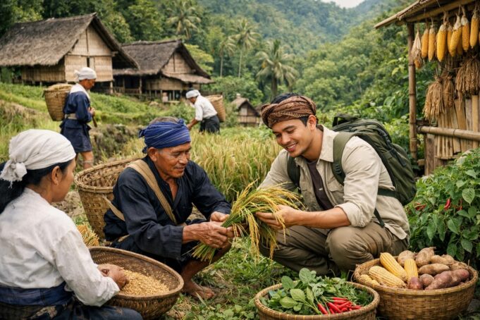 Dari Kearifan Baduy, Arista Montana Bangun Ketahanan Pangan Lokal